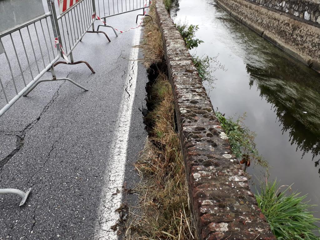 Cedimento di sponda Pubblico Condotto via dell'Acquacalda 26.09.2019