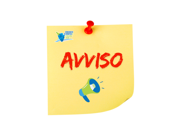 post it generico che descrive un avviso informativo per gli utenti