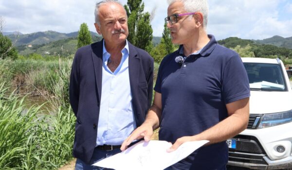 Presidente Sodini e dirigente Difonzo al Lago di Massaciuccoli