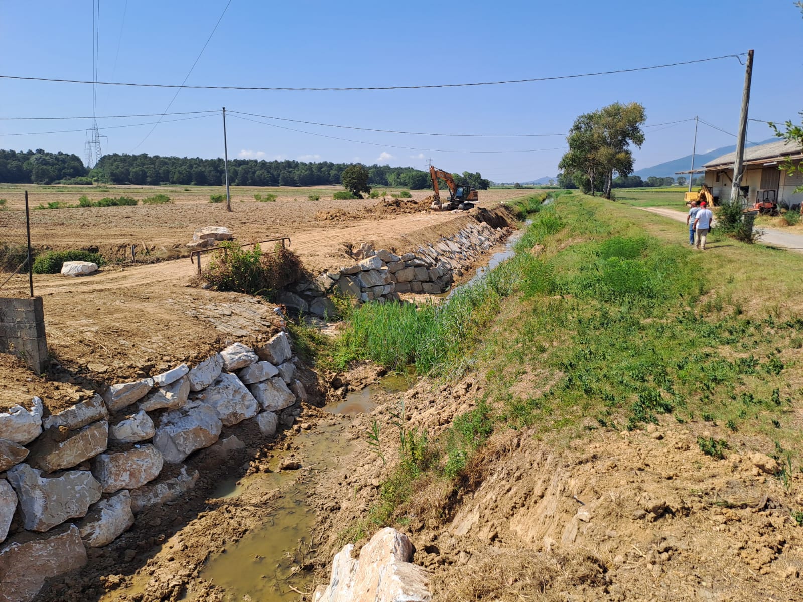 Cantiere sul Rio Ponticelli finanziato dal Dods
